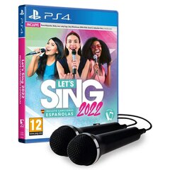 Lets Sing 2022 + Micros, PS4 kaina ir informacija | Kompiuteriniai žaidimai | pigu.lt