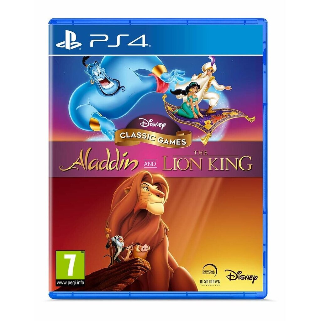 Disney Aladdin and The Lion King, PS4 цена и информация | Kompiuteriniai žaidimai | pigu.lt