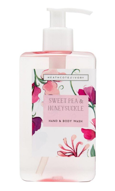 Rankų ir kūno prausiklis Sweet Pea & Honeysuckle, 250 ml цена и информация | Dušo želė, aliejai | pigu.lt