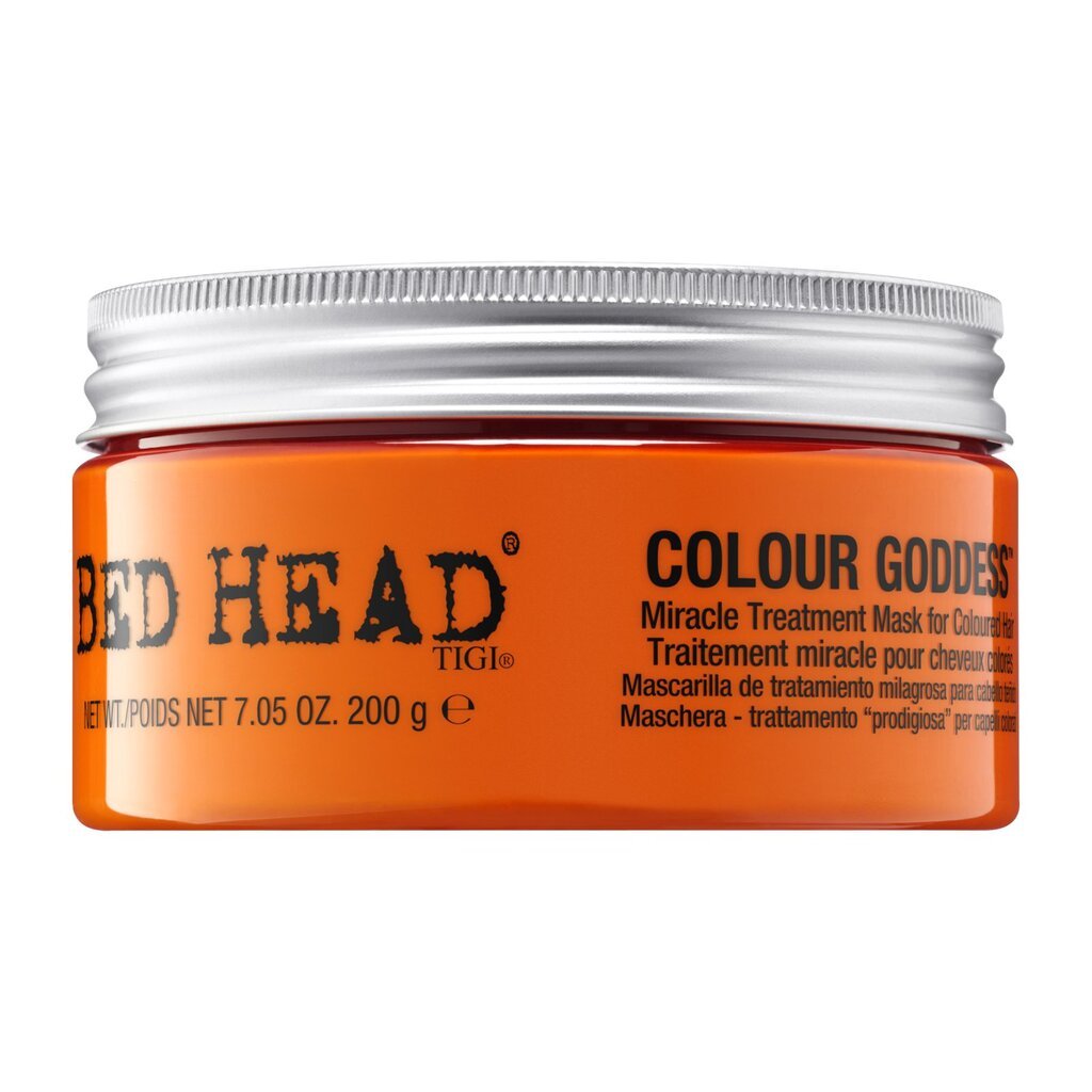 Maitinamoji kaukė dažytiems plaukams Tigi Bed Head Colour Goddess 200 g цена и информация | Priemonės plaukų stiprinimui | pigu.lt