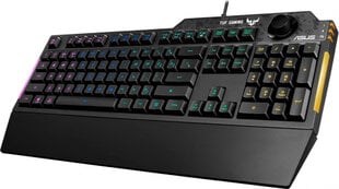 Игровая клавиатура Gaming Asus TUF Gaming K1 Испанская Qwerty цена и информация | Клавиатуры | pigu.lt