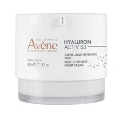 Naktinis kremas su hialuronu Avène Hyaluron Activ B3 Multi-Intensive Night Cream, 40ml kaina ir informacija | Veido kremai | pigu.lt