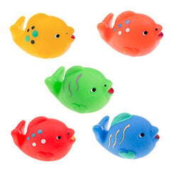 Игрушечная рыбка для ванной, 5 шт. цена и информация | Игрушки для малышей | pigu.lt
