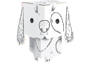 Kartoninis šuniukas spalvinimui kaina ir informacija | Lavinamieji žaislai | pigu.lt