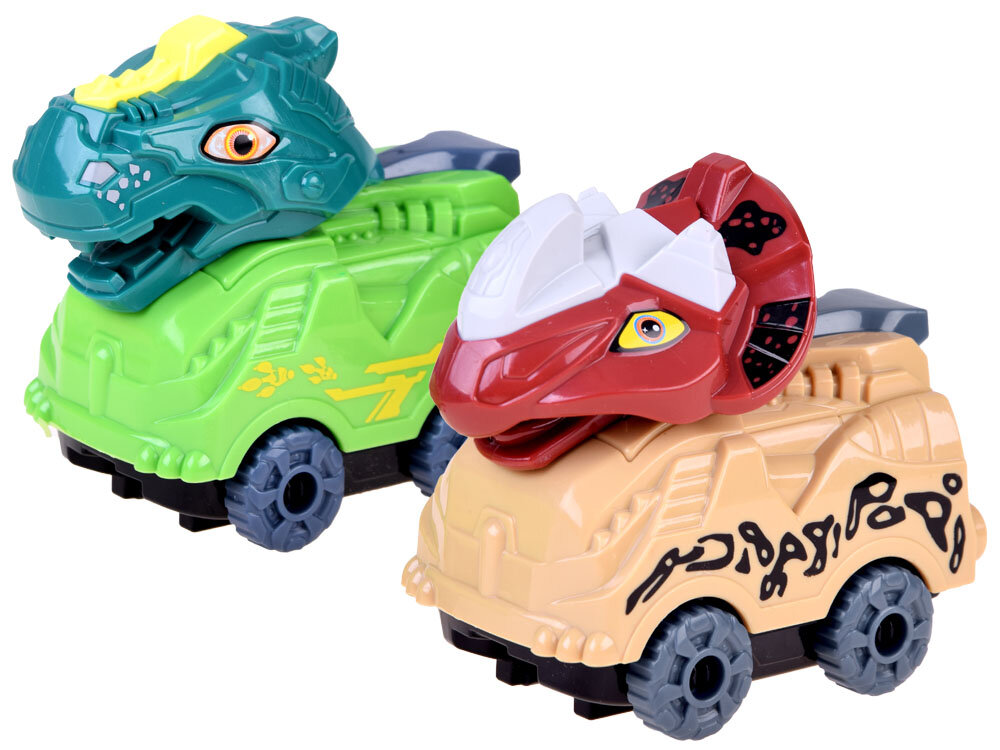 Automobilių trasa su dinozaurais kaina ir informacija | Žaislai berniukams | pigu.lt
