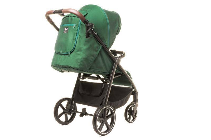 Vaikiškas vežimėlis Stinger Pro, žalias kaina ir informacija | Vežimėliai | pigu.lt