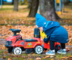 Paspiriamas traktorius su priekaba Milly Mally, mėlynas kaina ir informacija | Žaislai kūdikiams | pigu.lt