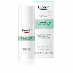 Увлажняющий крем для лица Eucerin Dermopure Facial Moisturizing Fluid, 50 мл цена и информация | Кремы для лица | pigu.lt