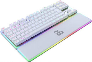 Игровая клавиатура Gaming Newskill Gungnyr TKL Pro Ivory Испанская Qwerty LED RGB цена и информация | Клавиатуры | pigu.lt