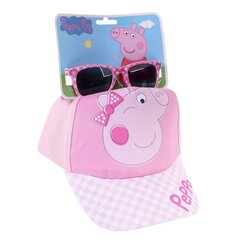 набор Peppa Pig Солнечные очки Кепка Розовый цена и информация | Аксессуары для детей | pigu.lt