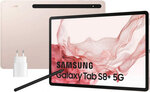 Samsung Galaxy Tab S8+ 128 GB, 5G, rožinė