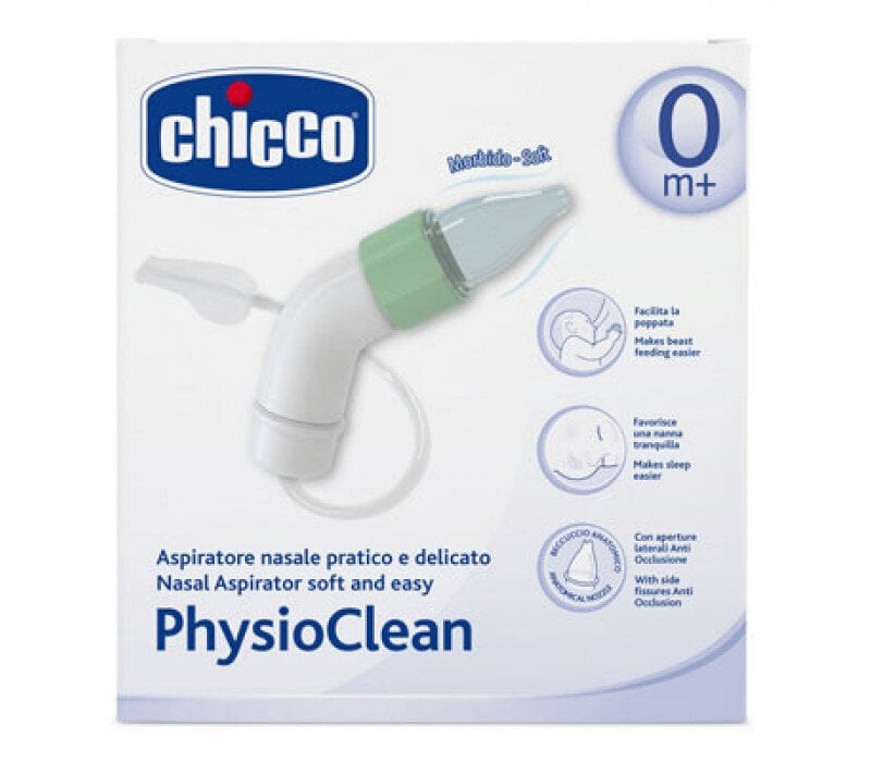 CHICCO PHYSIOCLEAN nosies pompa цена и информация | Sveikatos priežiūros priemonės | pigu.lt