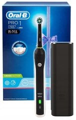 Elektrinis dantų šepetėlis - Oral-B Pro 750 Black цена и информация | Электрические зубные щетки | pigu.lt