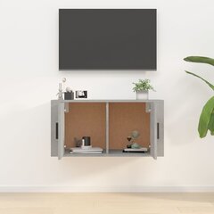 vidaXL Sieninė televizoriaus spintelė, betono pilka, 80x34,5x40cm kaina ir informacija | TV staliukai | pigu.lt