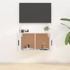 vidaXL Sieninė televizoriaus spintelė, balta, 80x34,5x40cm kaina ir informacija | TV staliukai | pigu.lt