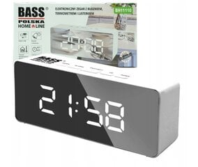 Электронные часы с термометром и функцией будильника BASS цена и информация | Часы | pigu.lt