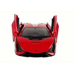 Nuotoliniu būdu valdomas automobilis R/C Lamborghini Sian FKP 37 Rastar 1:14, raudonas цена и информация | Игрушки для мальчиков | pigu.lt