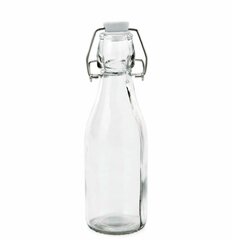 Stiklinis buteliukas su kamščiu, 0,25 l цена и информация | Кухонная утварь | pigu.lt