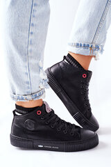 Sportbačiai moterims Cross Jeans High Black II2R4021, juodi цена и информация | Женские туфли | pigu.lt