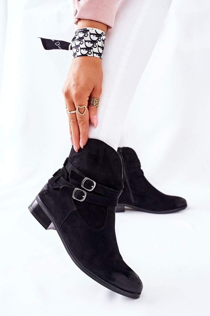 Aulinukai moterims Castlerock, juodi цена и информация | Aulinukai, ilgaauliai batai moterims | pigu.lt