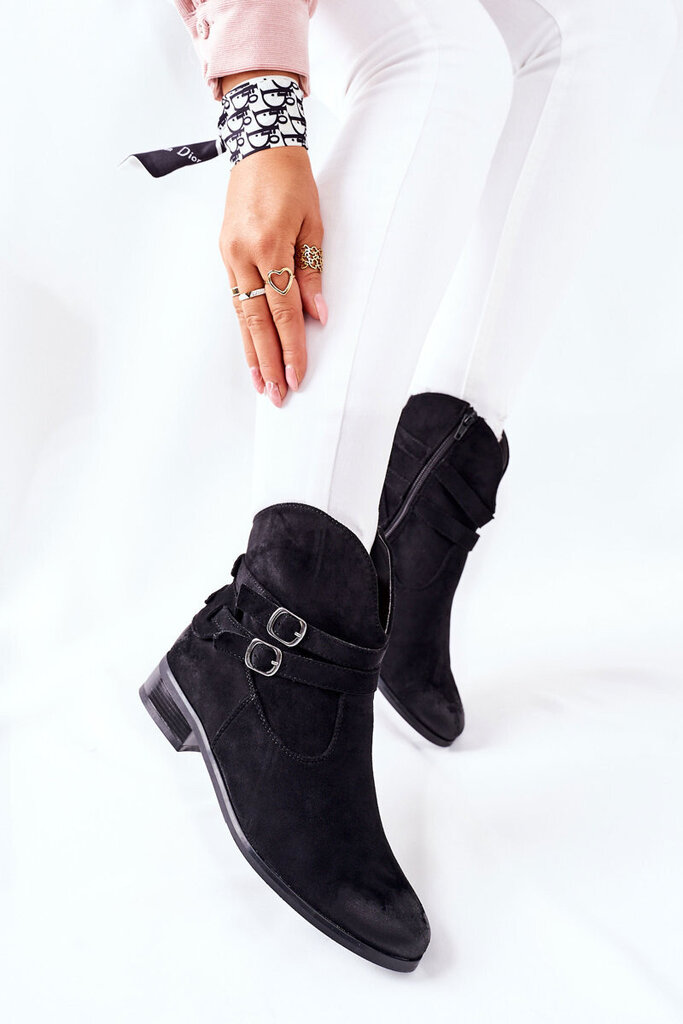 Aulinukai moterims Castlerock, juodi цена и информация | Aulinukai, ilgaauliai batai moterims | pigu.lt