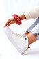 Sportiniai batai moterims Cross Jeans, balti kaina ir informacija | Bateliai moterims  | pigu.lt