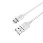 Borofone Cable BX14 LinkJet - USB prie C tipo - 2,4A 2 metrai baltas kaina ir informacija | Laidai telefonams | pigu.lt