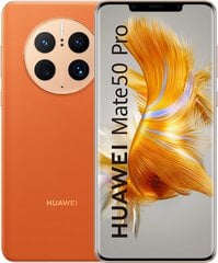 Huawei Mate 50 Pro 8/256GB Dual SIM 51097GNK Orange цена и информация | Мобильные телефоны | pigu.lt