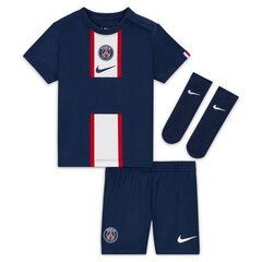 Sportinis kostiumas berniukams Nike PSG 2022/23 Home Jr DJ7917 411, mėlynas kaina ir informacija | Komplektai berniukams | pigu.lt