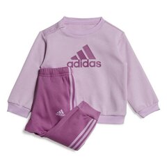 Adidas sportinis kostiumas mergaitėms Badges Jogger HM8945, rožinis kaina ir informacija | Komplektai mergaitėms | pigu.lt