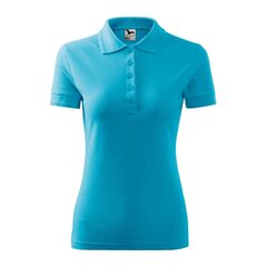 Marškinėliai moterims Adler Pique Polo W MLI-21044, mėlyni kaina ir informacija | Marškinėliai moterims | pigu.lt
