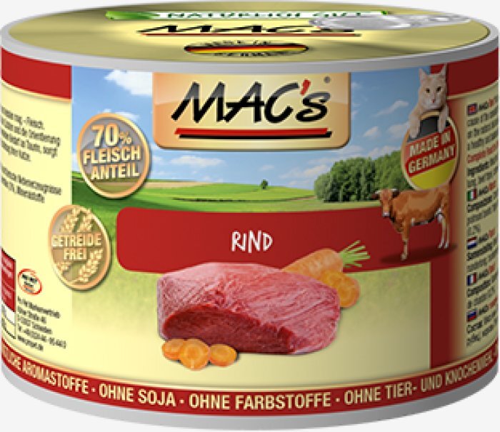 Mac's Beef 400 g цена и информация | Konservai katėms | pigu.lt