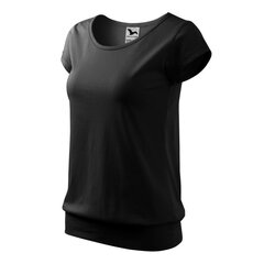 Marškinėliai moterims Adler City, juodi kaina ir informacija | Marškinėliai moterims | pigu.lt