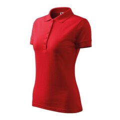 Marškinėliai moterims Adler Pique Polo W MLI21007, raudoni kaina ir informacija | Marškinėliai moterims | pigu.lt