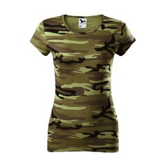 Marškinėliai moterims Adler Camo Pure, žali kaina ir informacija | Marškinėliai moterims | pigu.lt