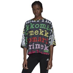 Marškinėliai moterims Adidas Mmk Tee, juodi kaina ir informacija | Marškinėliai moterims | pigu.lt