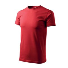 Marškinėliai vyrams Adler Basic M, raudoni kaina ir informacija | Vyriški marškinėliai | pigu.lt