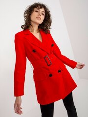 Paltas moterims Yups YPPLCBU003006P, raudonas kaina ir informacija | Paltai moterims | pigu.lt