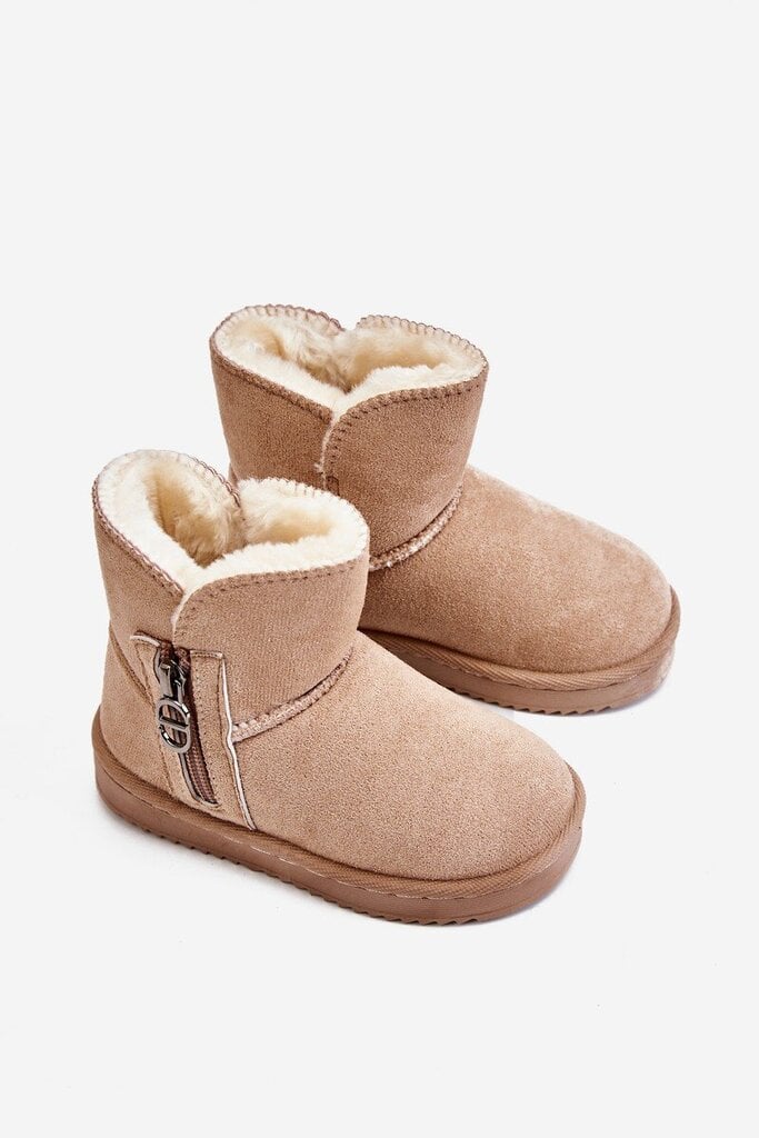 Žieminiai batai mergaitėms FR1 23290-98, rudi kaina ir informacija | Žieminiai batai vaikams | pigu.lt