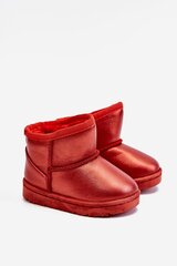 Žieminiai batai mergaitėms FR1, raudoni kaina ir informacija | Žieminiai batai vaikams | pigu.lt