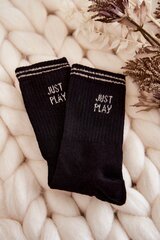 Kojinės moterims Just Play, juodos цена и информация | Женские носки | pigu.lt