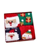 Kalėdinės kojinės moterims Cosas 23041-141 įvairių spalvų, 4 vnt. kaina ir informacija | Moteriškos kojinės | pigu.lt
