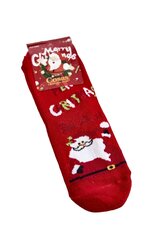 Kalėdinės kojinės vaikas Cosas 23034-176, raudonos цена и информация | Носки, колготки для девочек | pigu.lt