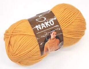 Пряжа для вязания Nako Superlambs Special 100 г, цвет желтый 1380 цена и информация | Принадлежности для вязания | pigu.lt