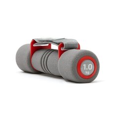 Hanteliai aerobikai Reebok Softgrip, 2 x 1kg kaina ir informacija | Svoriai, svarmenys, grifai | pigu.lt