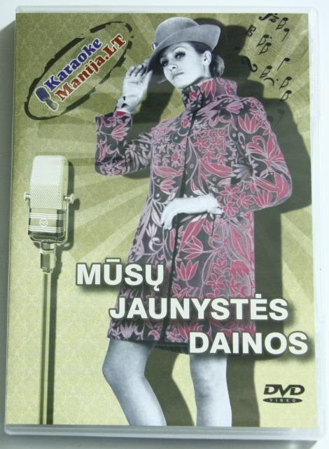 DVD KARAOKE "Mūsų jaunystės dainos" kaina ir informacija | Vinilinės plokštelės, CD, DVD | pigu.lt