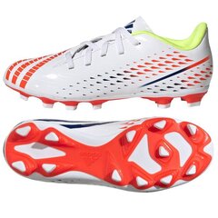 Futbolo batai Adidas Predator Edge.4, balti kaina ir informacija | Futbolo bateliai | pigu.lt