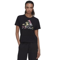 Marškinėliai moterims Adidas, juodi kaina ir informacija | Marškinėliai moterims | pigu.lt