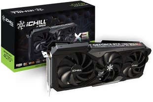 Inno3D GeForce RTX 4070 Ti iCHILL X3 (C407T3-126XX-186148H) kaina ir informacija | Vaizdo plokštės (GPU) | pigu.lt