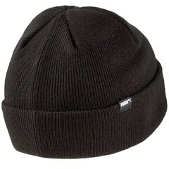 Puma kepurė berniukams Classic Beanie 23462 01 2346201, juoda kaina ir informacija | Kepurės, pirštinės, šalikai berniukams | pigu.lt